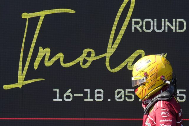 Ferrari Lewis Hamilton Emilia Romagna Grand F1