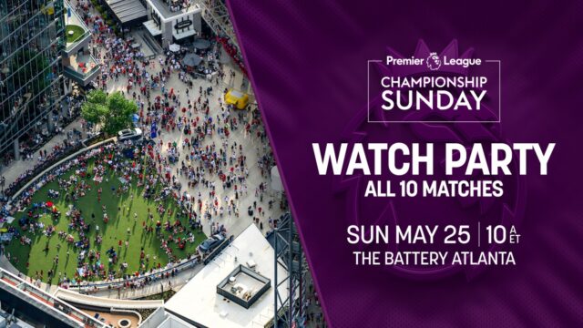 Sunday Watch Party Premier League v Atlante: Úplné podrobnosti, čas, miesto, umiestnenie

