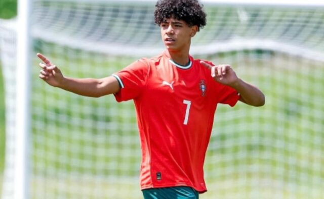 Syn Ronalda, debut Cristiano Jr. v Portugalsku vo Victory 4-1 proti Japonsku U-15

