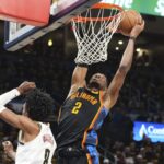 Play-off NBA Denver Nuggets vs Oklahoma City Thunder Shai Gilgeous-Alexander