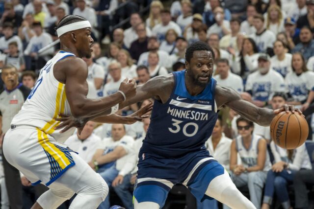 Play -off NBA Minnesota Timberwolves vs Golden State Warriors Julius Randle Jimmy Butler