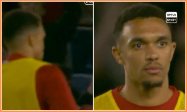 Trent Alexander-Arnold z Liverpoolu vyzerá pre fanúšikov emotívne

