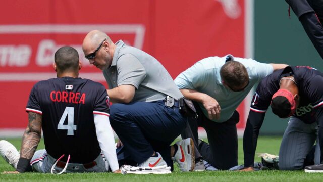 Twins 'Carlos Correa, Byron Buxton v protokole otrasov po zrážke

