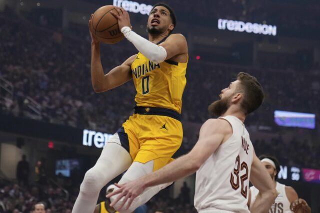 Tyrese Haliburton Pacers porazil Cavaliers NBA