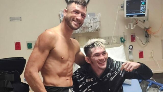UFC Fight of the Night Winners Link v nemocnici

