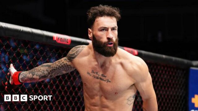 Paul Craig before his fight against Andre Muniz in 2023