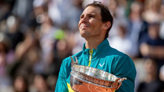 Úžasná Rofael Nadal Roland Garros Career Award Rail

