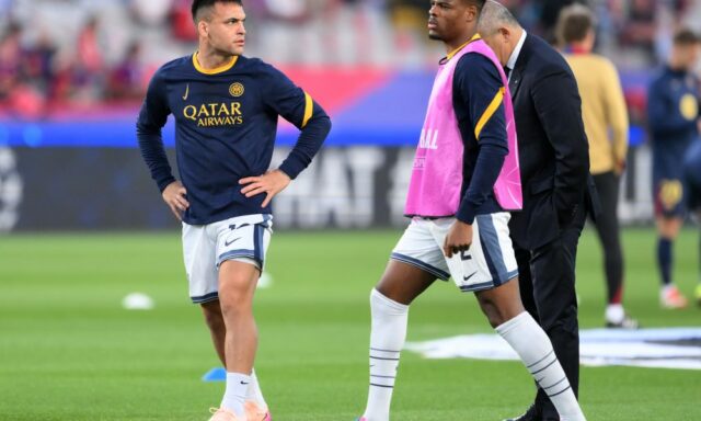 Veľká rana pre Barcelona ako 21-cieľ Inter Miláno Striker sa dnes večer zameriava

