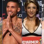 Veteráni UFC, ktorí súťažia v MMA, boxovanie a akcia Barebnockle 30-31 máj
