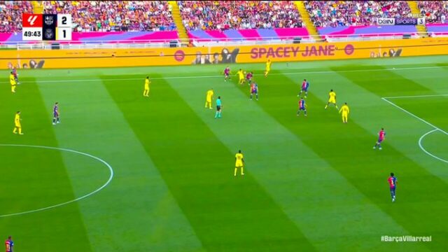 Villarreal zadná úroveň proti Barcelone, keď Santi Complowana body

