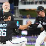 Vírusový moment MLB: Marlins 'Matt Mervis je zasiahnutý loptou na nešťastnom mieste