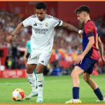 Rodrygo ide v akcii pre Real Madrid proti Arsenalu