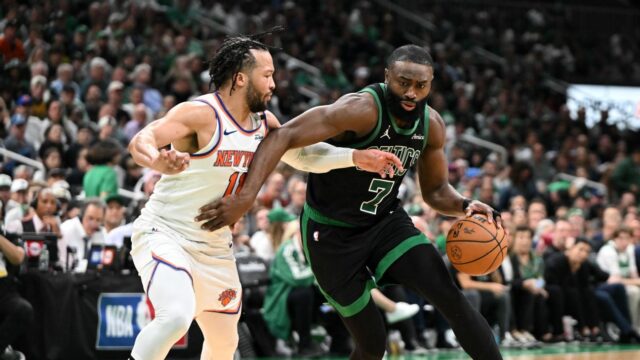 Zdroje: Celtics 'Jaylen Brown má čiastočnú slzu menisku

