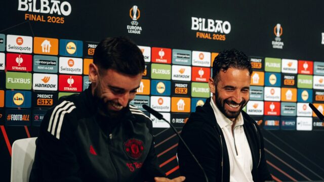 Amorim môže zachrániť svoju prvú sezónu v United víťazom Európskej ligy