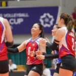 Eya Laure a Alas Pilipinas počas ich hry proti Novému Zélandu na AVC Nations Cup.