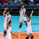 Alas Pilipinas muži počas posledného dňa pozvánok pred majstrovstvami sveta mužov FIVB.