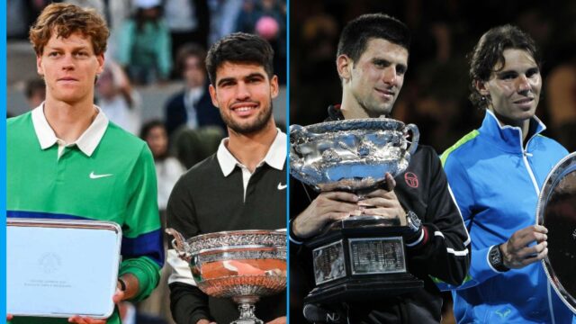 Alcaraz-Sinner: 10 najväčších veľkolepých slam z finále mužov Open Era

