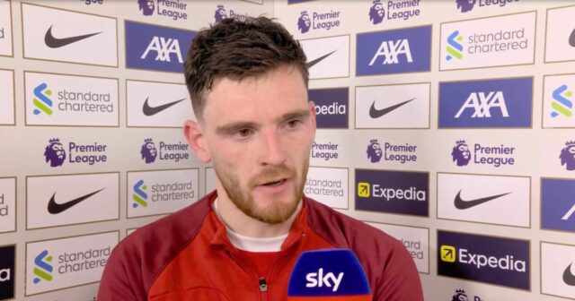 Andy Robertson affirme que le titre de Premier League `` Non possible '' sans quitter Liverpool 'Legend'
