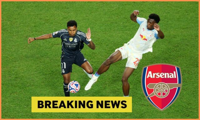 Rodrygo del Real Madrid oslavuje cieľ