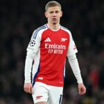 Arsenal's Oleksandr Zinchenko mohol ísť von.
