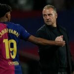 Barcelonský manažér Hansi Flick posiela správu Lamine Yamal