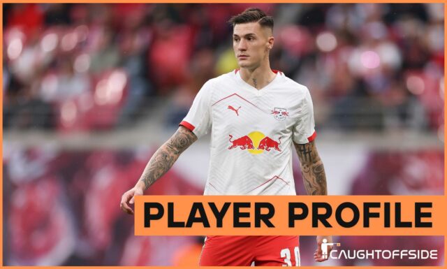 Bližší pohľad na útočník RB Leipzig


