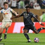 Vinicius Jr strelil prvý gól Real Madrid proti RB Salzburg na Majstrovstvách sveta v klube