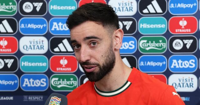 Bruno Fernandes dodáva päťslovnú správu po umiestnení muža Utd Murmur za

