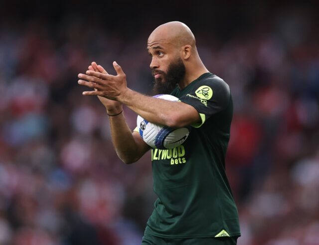 Bryan Mbeumo en Brentford Action proti Arsenalu
