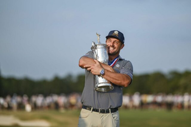 Bryson DeChambeau sa snaží opakovať (obrázok cez Imagn)