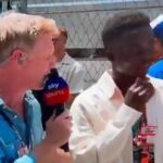 Bukayo Saka refuse l'interview de Sky dans une interaction maladroite alors que l'Angleterre met en vedette à F1 Spanish GP