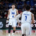 TNT TROPang 5G Calvin Ophtana počas semifinále filipínskeho pohára PBA proti dažďu alebo brilancii maliarov.
