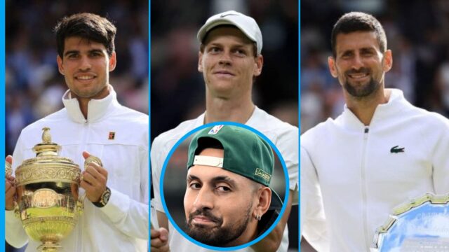 Carlos Alcaraz, Jannik Sinner, Novak Djokovic? Nick predpovedá víťaza Kyrgiosa Wimbledona

