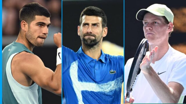 Carlos Alcaraz, Jannik Sinner, bitka Novak Djokovic

