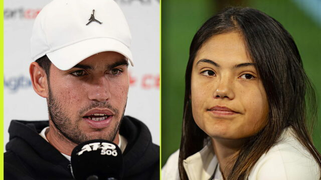 Carlos Alcaraz a Emma Raducanu „Najslabší pár“ v partnerstve Swiji-Ruud je spochybnený

