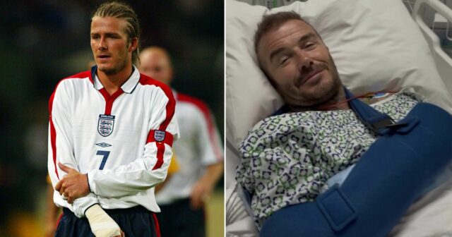 Chirurgie surprise de l'hôpital surprise de David Beckham pour réparer les dommages à la carrière de l'homme UTD et de l'Angleterre
