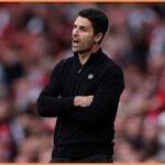 Cieľ Arsenalu Nico Williams oslavuje stretnutie s Bayern Mníchov