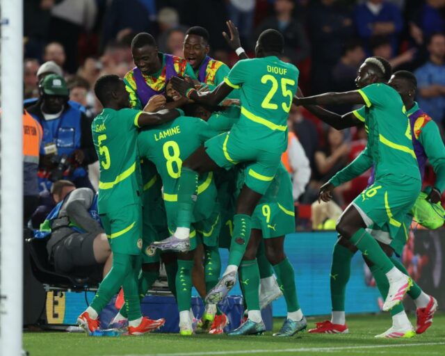 Claikh Sabaly's Clincher blahosklonný Anglicko do Wynulskej porážky Senegalom

