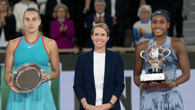 Coco Gauff, Aryna Sashalenka je spolu pre tanec Wimbledon Tiktok Dance

