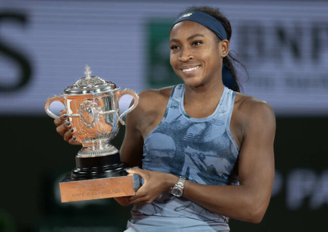 Coco Gauff dostal správu od PGA Tour po výhre French Open


