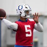 Colts QB Anthony Richardson bežal so zranením ramena
