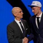 Cooper Flagg, spoluhráči z Montverde Academy opúšťajú Mark v roku 2025. NBA Draft