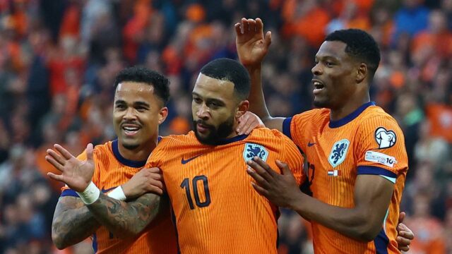Depay sa stáva najlepším strelcom pre Holandsko, ktorý získal dvakrát v víťazstve 8-0 vs Malta


