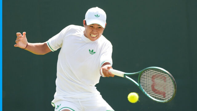 Dibut Wimbledon Wimbledon First víťazstva z kolízie Baeveleddy Tien Savors 'Skutočne cool' Wimbledon

