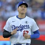Shohei Ohtani je v pondelok večer proti San Diego Padres proti Dodgers Stardovi