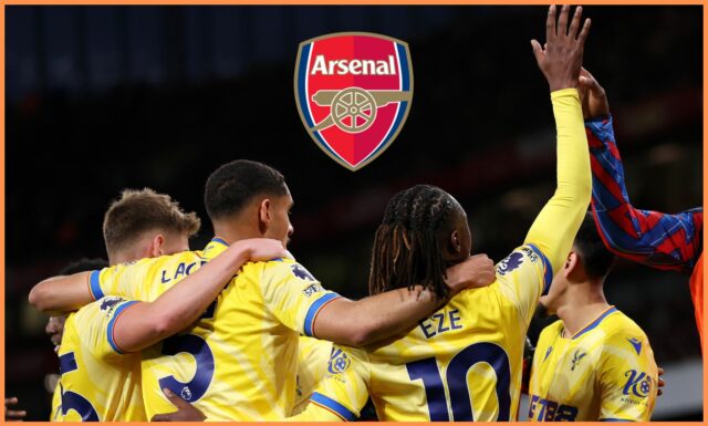 Eberrechi Eze v akcii pre Crystal Palace proti Chelsea