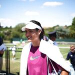 Emma Radacanan pohodlie Wimbledon Buzz, keď vedie britské obvinenie