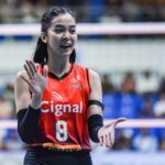 Erika Santos Pvl z Cignal na turnaji Preeason the Tour