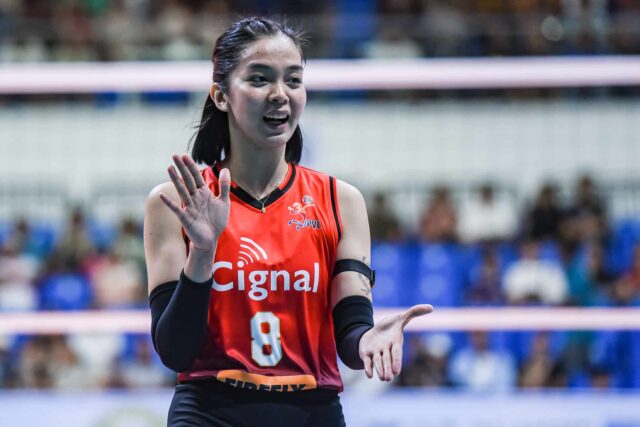 Erika Santos Pvl z Cignal na turnaji Preeason the Tour