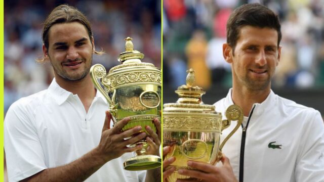 Federer, Djokovic, McEnroe, Borg

